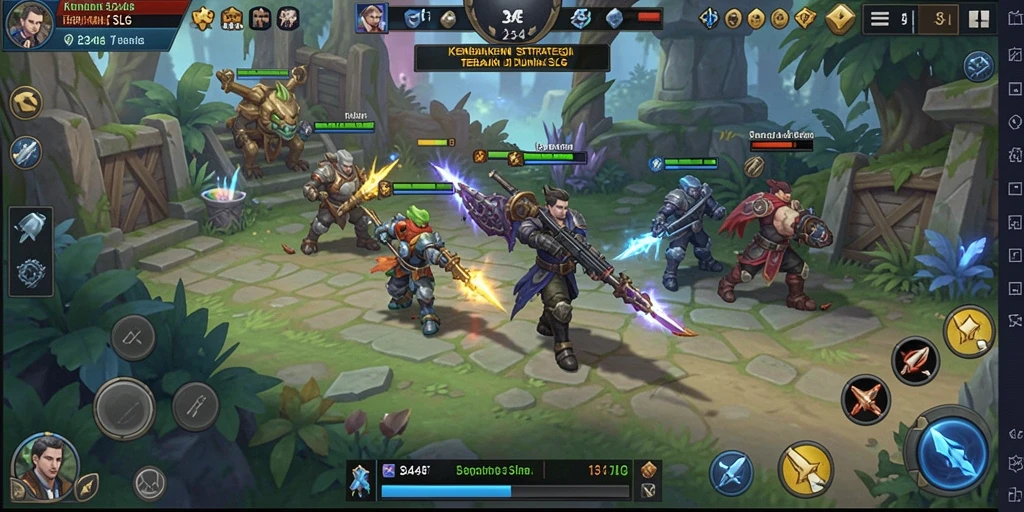 Tampilan gameplay SLG yang menantang dan menarik di 234E.