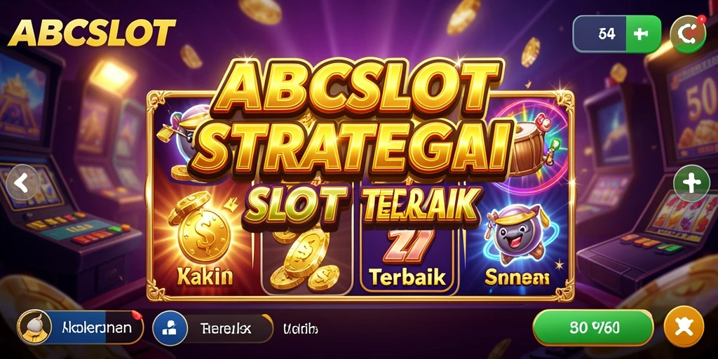 Tampilan gameplay menarik dalam ABCSLOT dengan berbagai tema slot.