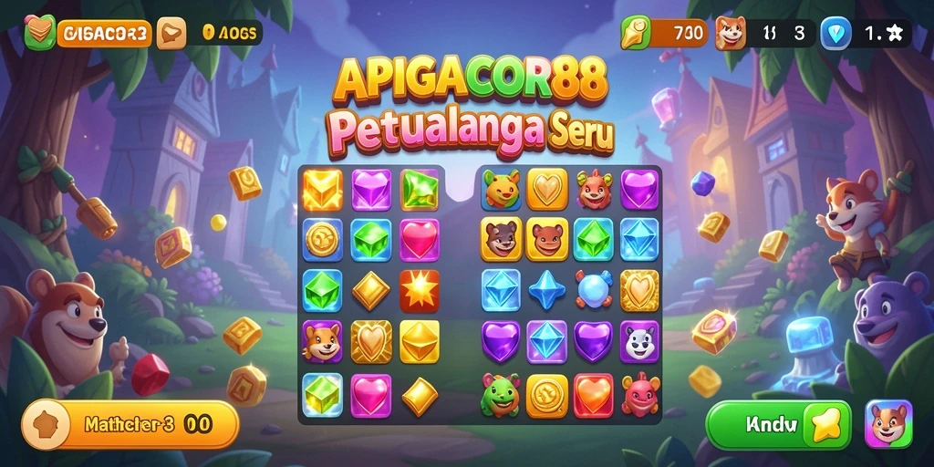 Gameplay seru dalam <strong>APIGACOR88</strong> yang penuh warna.