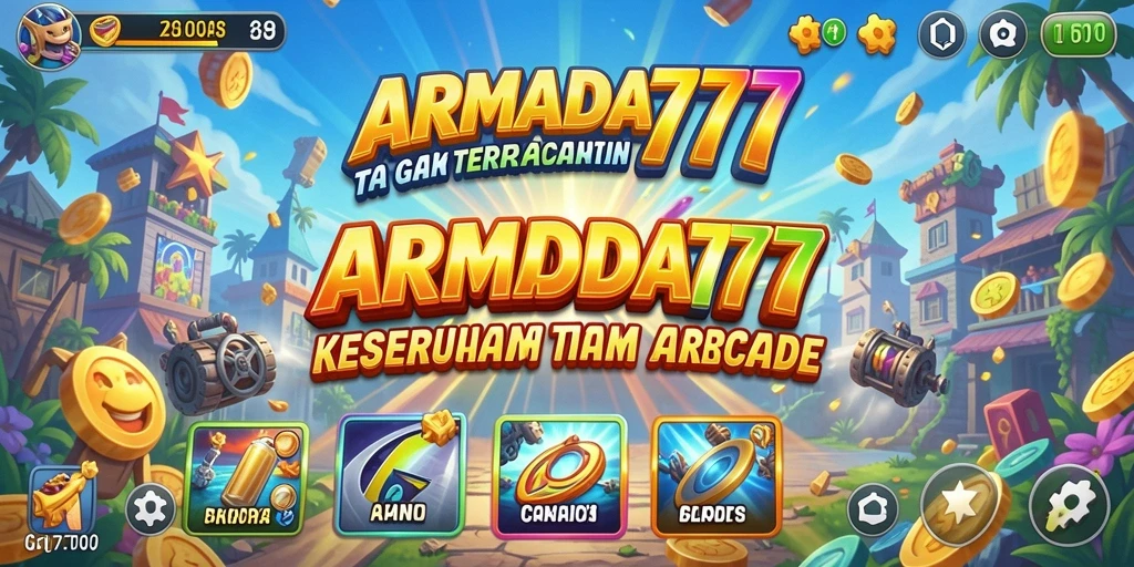 Tampilan gameplay Arcade yang menarik dan penuh aksi dari ARMADA777.