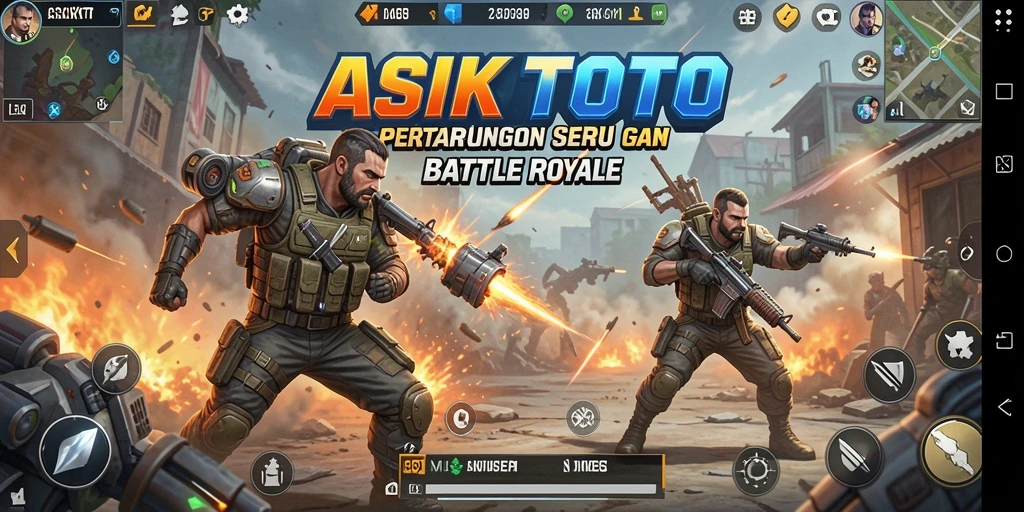 Gambaran gameplay mendebarkan dalam ASIKTOTO