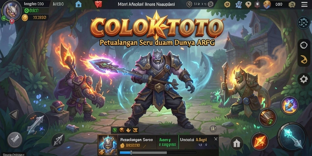 Tampilan menarik dari gameplay COLOKTOTO dalam aksi ARPG.