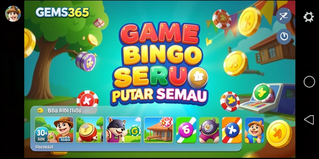 Gameplay seru dan menarik di GEMS365 Bingo.