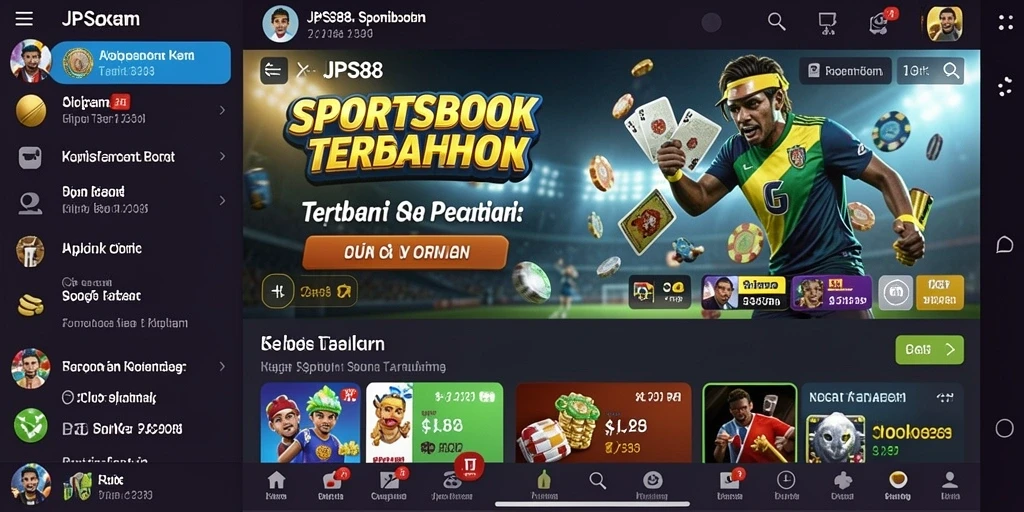 Tampilan gameplay JPS88 yang menarik saat menampilkan taruhan olahraga.