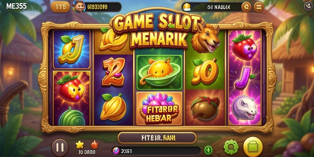 Tampilan gameplay ME355 yang menawan dalam permainan Slot.