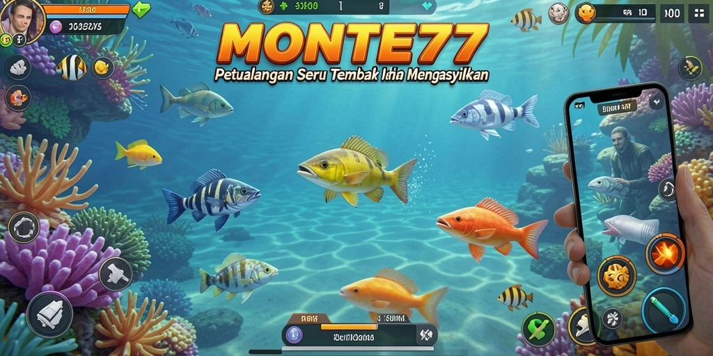 Tangkapan ikan yang menakjubkan dalam MONTE77.