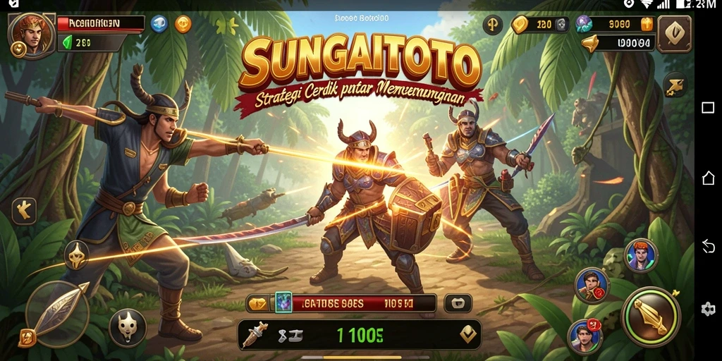 Tampilan gameplay SUNGAITOTO yang menegangkan dan penuh strategi.